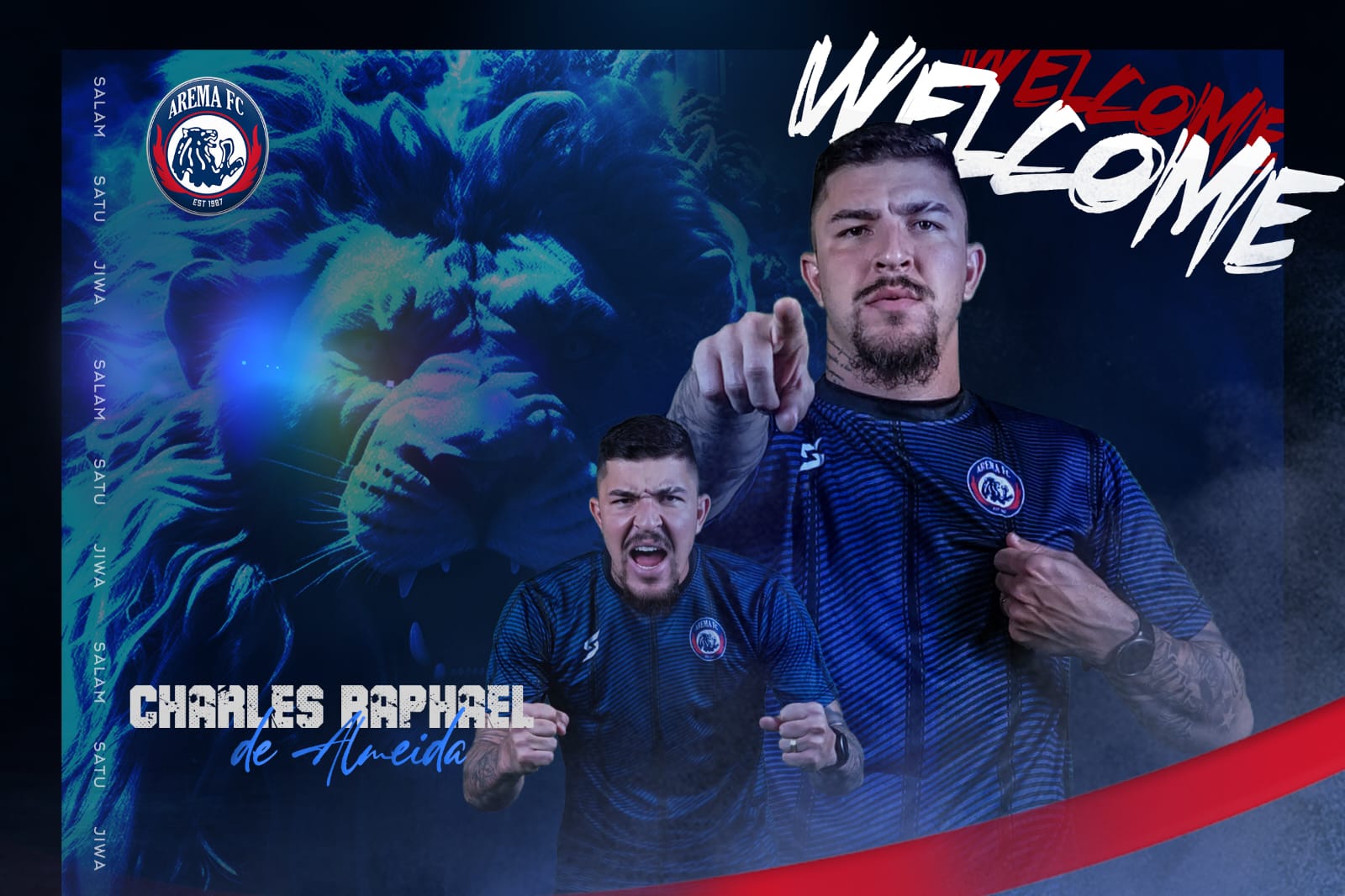 Arema FC Resmikan Charles Raphael