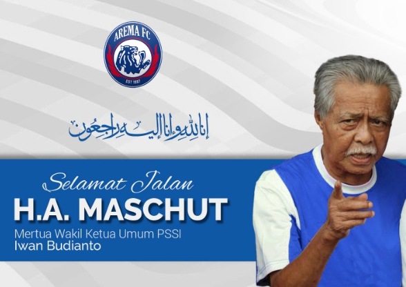 Tokoh Sepak Bola H. A. Maschut Berpulang, Arema FC Ikut Berduka