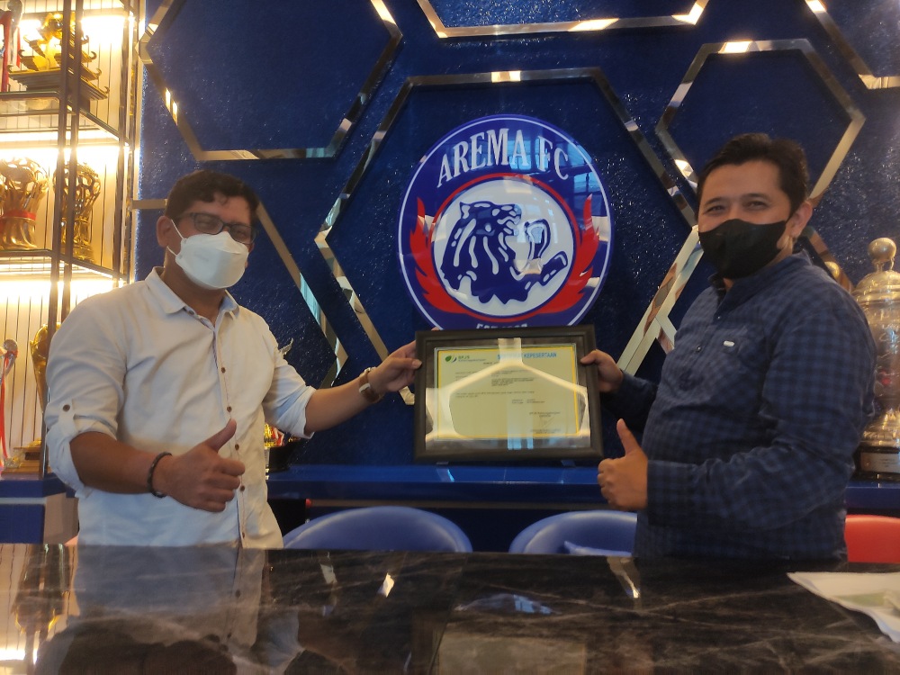 Beri Perlindungan Pekerja Sepak Bola, Arema FC Jalin Kerjasama dengan BPJS Ketenagakerjaan 