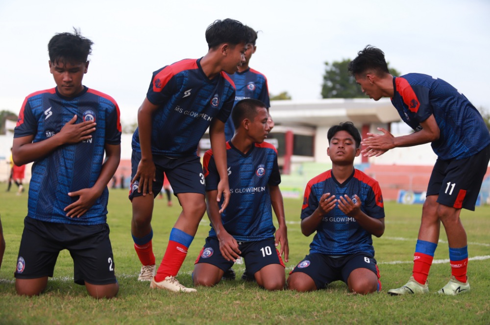Piala Suratin U-17 :  Sempat Tertinggal, Arema FC U-17 Pukul Balik Persida U-17 Dengan Skor 2-1