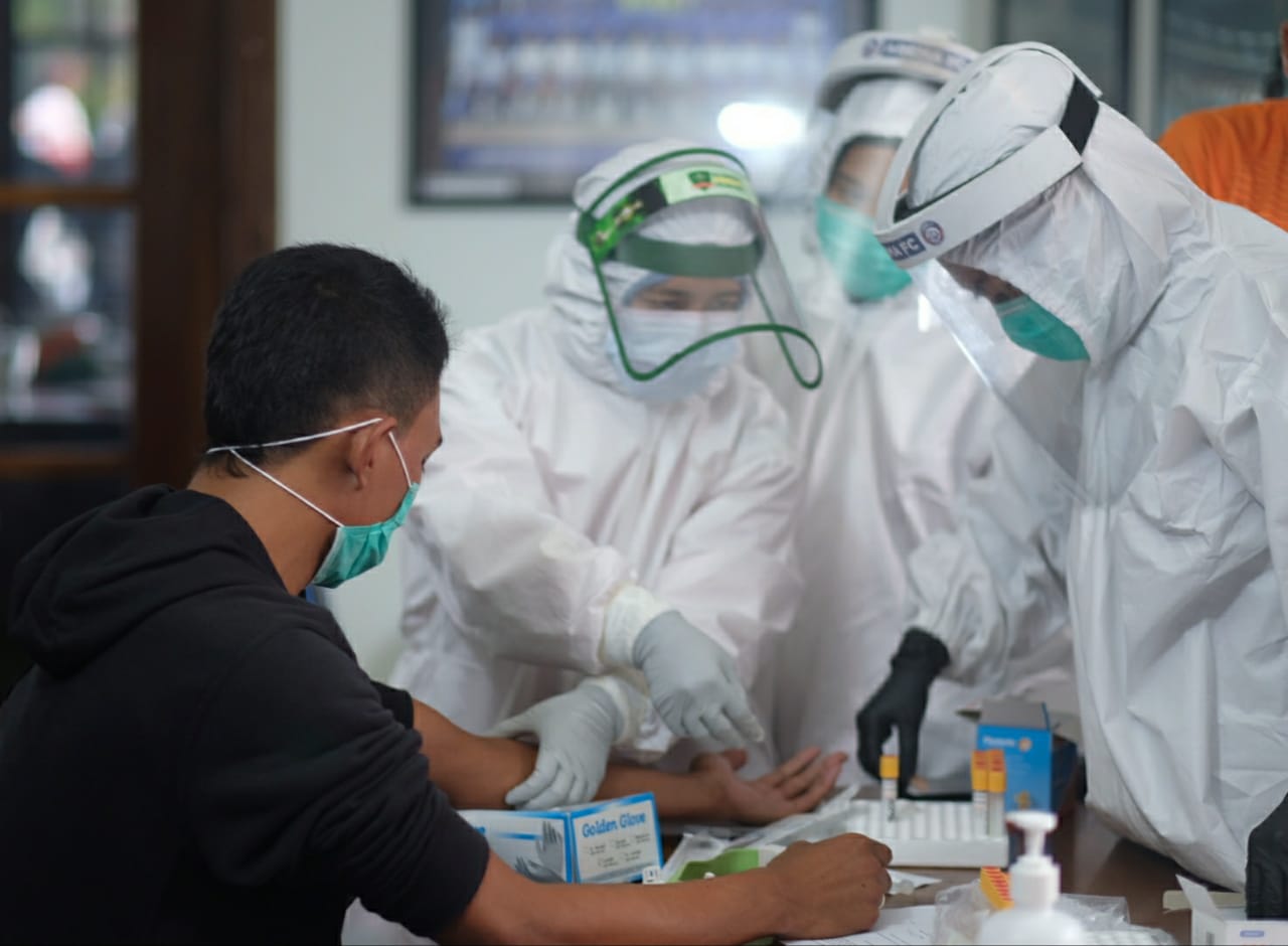  Kerjasama dengan Satgas NU Peduli Covid-19, Ini Hasil Rapid Test Arema FC